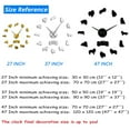 thumbnail image 3 of Collie Dog Breed Wall Art DIY Giant Wall Clock Silent Quartz Wall Clock Shetland Sheepdog Big Time Clock Watch(Silver,37inch), 3 of 6