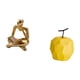 thumbnail image 5 of Escultura De Porcelana Abstracta De Pensador De Frutas, Estatua Decorativa, Adorno Para Mesa, Sala De Estar, Estantería De Oficina, Estantería Geométrica Coleccionable, Decoración De, 5 of 8