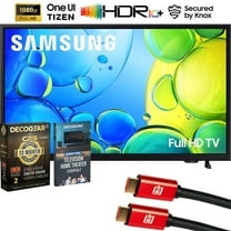 Samsung UN40F6000FFXZA 40 inch 1080P FHD F6000F 4K Smart TV (2025) Bundle with Theater Essentials, 1 Year CPS Enhanced Protection Pack and Deco Gear 6FT 4K HDMI 2.0 Cable