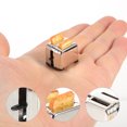 thumbnail image 4 of EeaseCA Toaster Toy Doll house Kitchen Appliance Miniature Bread Maker Machine Children Pretend Toy, 4 of 8