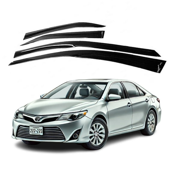 Fits Toyota Camry 12-17 Acrylic Window Visor Sun Rain Deflector Guard