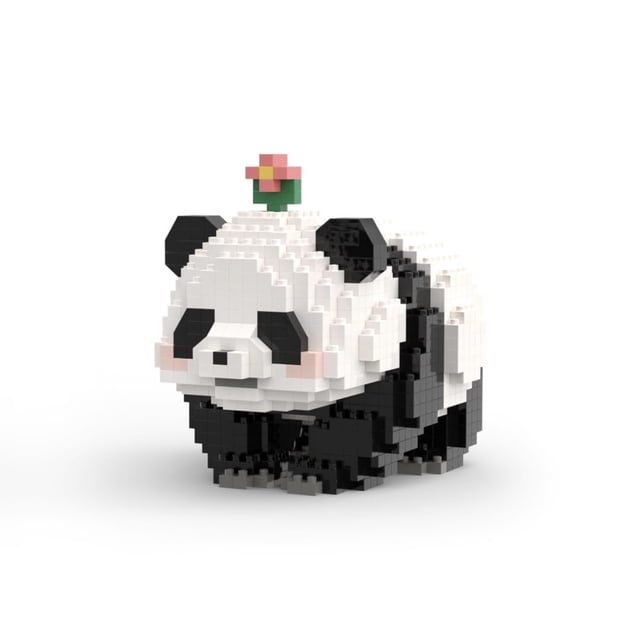 Bloques de construcción Coplanaire Flower Panda Mini 983 piezas