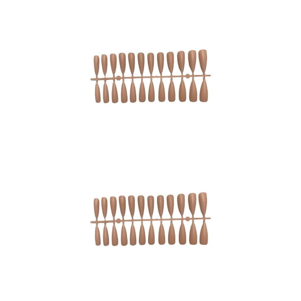 Qarigey Tabletas para mejorar las uñas, textura esmerilada impermeable, uña falsa, cobertura completa, puntas de manicura llamativas, JM-02Yellow Type1 NO1 Qarigey CBP456138