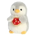 thumbnail image 5 of Aurora - Small Gray PomPom Penguin - 7.5" Holiday Donut - Festive Stuffed Animal, 5 of 5