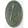 thumbnail image 3 of Infinity Instruments Blanc Fleur Aged Bronze Outdoor Thermometer, 3 of 7