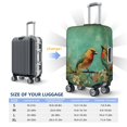 thumbnail image 6 of Balery Luggage Cover Retro Birds Print Suitcase Covers for Luggage Elastic Washable Suitcase Protector Fits 18-32 Inch Luggage-Large, 6 of 9