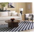 thumbnail image 3 of SAFAVIEH Martha Stewart Chelsea Checkered Area Rug, Navy/Ivory, 8' x 10', 3 of 8