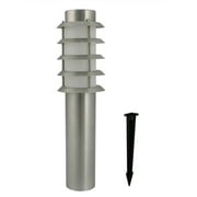 Solar Stake Light w Stainless Steel Finish