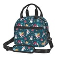 thumbnail image 1 of Balery Garden Gnomes In Flower Bolsa de Almuerzo Impresa, Caja de Almuerzo Reutilizable, Bolsa Térmica Aislada para Almuerzo, Bolsa Antiderrames, 1 of 7