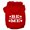 Red, variant on Thanksgiving Pet Dog Cat Hoodie Screen Printed, "Be Thankful for Me"