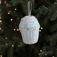 thumbnail image 4 of Cute Pink Macaron Foam Candy Christmas Ornaments, Cartoon Xmas Tree Hanging Pendants, Sweet Festive Holiday Decor Props, Christmas Party Tree Decor Accessories, Blue, 3.15*3.15*4.33in, 4 of 6
