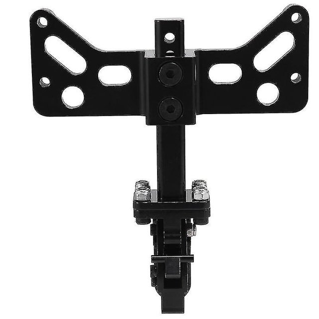 Gancho de remolque de remolque de parachoques trasero de metal para coche Axial Scx6 1/6 Rc, negro