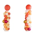 thumbnail image 2 of Restaurantware-Balloonify Balloon Garland Set, 1 Party Decoration Kit - 89 Balloons, With Chain, Coral, Pink, & Yellow Latex Balloon Arch Kit, With Glue Dots, Ribbon & Flowers, 2 of 3