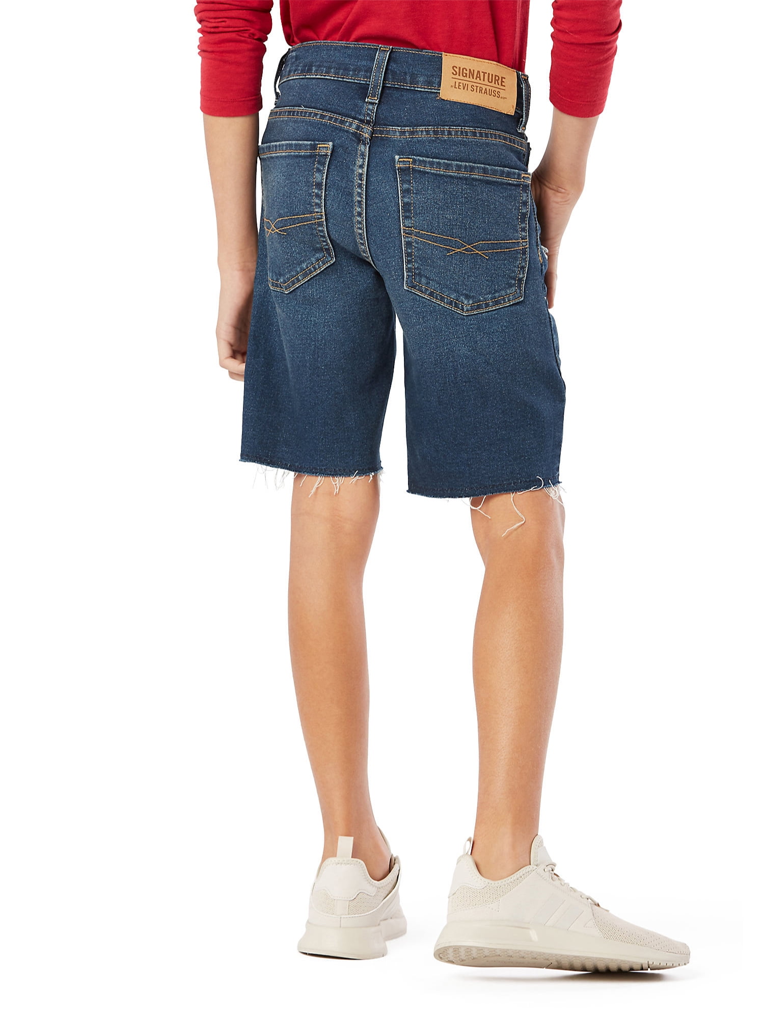 Signature By Levi Strauss & Co Boys Denim Cutoff Short, Sizes 4-18