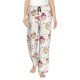 thumbnail image 1 of Balery Floral Mushroom Pantalones de pijama para mujer, pijamas ultraligeros, pantalones de estar por casa-Large, 1 of 6