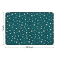 thumbnail image 5 of Teal Christmas Star Pattern Flannel Non Slip Door Rugs,Washable Door Mats Indoor,Decorative Door Mats,Dirt-Resistant and Absorbent Doormat for Entrance,Bedroom,Kitchen,Bathroom,23.5x16in(60x40cm), 5 of 5