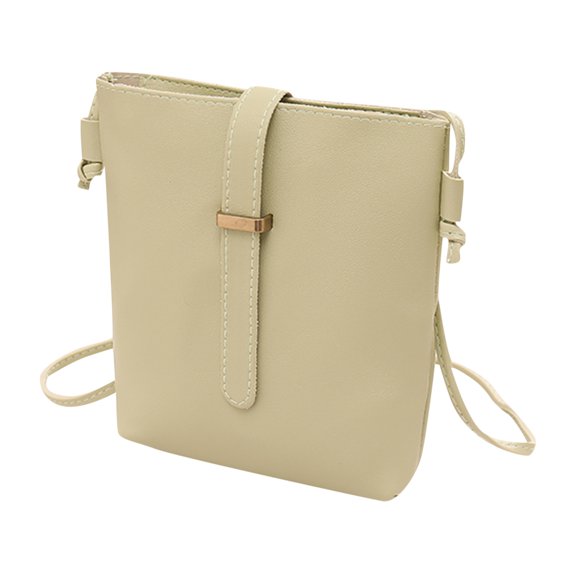 EnJoCho Women Messenger Bag Fashionable Simple Solid Color Mini Shoulder Bag Mobile Bag Lightweight and Practical Casual Matching Trendy Bags for Men Women Clearance