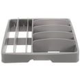thumbnail image 1 of Organizador de cubiertos con múltiples rejillas, soporte para palillos, cucharas y utensilios de cocina, 1 of 7