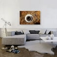 thumbnail image 2 of ARTCANVAS Coffee on Wooden Table Coffee Shop decor Canvas Art Print - Size: 40" x 26" (1.50" Deep), 2 of 9