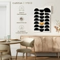 thumbnail image 4 of Elephant Stock Golden Circle Wall Art - Vertical Canvas Wall Art - Living Room Wall Decor - Abstract Canvas - Black And Yellow Decor By Kubistika - 24" x 36", 4 of 4