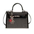 thumbnail image 5 of Bolso de mano con textura de alta calidad y tachuelas de diamantes para mujer, nuevo estilo 2025, bolso de mensajero versátil y moderno, bolso de hombro de nicho moderno., 5 of 5