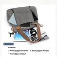 thumbnail image 3 of Canvas Handbag for Women Cloth Tote Shoulder Purses Hobo Casual Crossbody Bag Large Top Handle Shopper Bag, 3 of 7