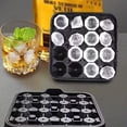 thumbnail image 2 of Mini bandeja for cubitos de hielo con forma de diamante, 16 Uds., divertido molde de silicona for una fácil liberación, cubitos de hielo apilables con tapa, 2 of 7