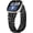 Black, variant on XIHAMA Metal Strap Compatible With Fitbit Versa 4/Sense2 for Women Men - Adjustable Stainless Steel Wristband Replacement Watch Band