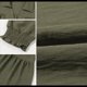 thumbnail image 4 of Vestido Plisado de Corta para Mujer, Verde , Talla XL, 4 of 5