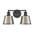thumbnail image 2 of Elk Home 15-Inch Wide Holgate Vanity Light, Traditional, Charcoal, 2 of 3