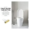 Axio Toilet Water Tank Button Plastic Dual Flush Button Bathroom Toilet