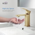 thumbnail image 3 of Kibi Mirage Single Handle Bathroom Vanity Sink Faucet, 3 of 5