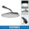 thumbnail image 3 of Unique Bargains 1 Set Grill LED Light Front Grille Lights Fit for Toyota 4Runner TRD Pro 2014-2023 White Light,Clear, 3 of 7