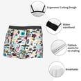 thumbnail image 3 of Pofeuu Dinosaur Print Men’s Boxer Briefs, Moisture-Wicking Underwear, Regular,Trunk-XX-Large, 3 of 5