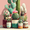 Cactus, variant on Bohemian Folk Landscape Canvas Wall Art, Whimsical Earthy Tree Print, Modern Eclectic Home Decor Gift