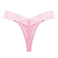thumbnail image 4 of YDFCWXW Sexy G String Thong for Women Underwear Thongs Breathable Panties Pink, XXL, 4 of 5