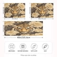 thumbnail image 4 of Dailycode Satin Pillow Case Queen Silk Pillow Cover for Hair and Skin Envelope Closure Tiger in Flower Field 20"x30", 4 of 9