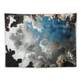 thumbnail image 5 of Leisuo Hanging Wall Tapestry Paris France Ceiling Painting in Room of Tapestry Big Tapestries for Bedroom Purple Green Painting, 5 of 6