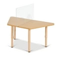 thumbnail image 4 of Purpose+ Trapezoid Table - 21" x 45", 4 of 7