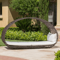thumbnail image 4 of CoSoTower Outdoor Wicker Overhead Canopy Daybed Water Resistant Cushion, 4 of 8