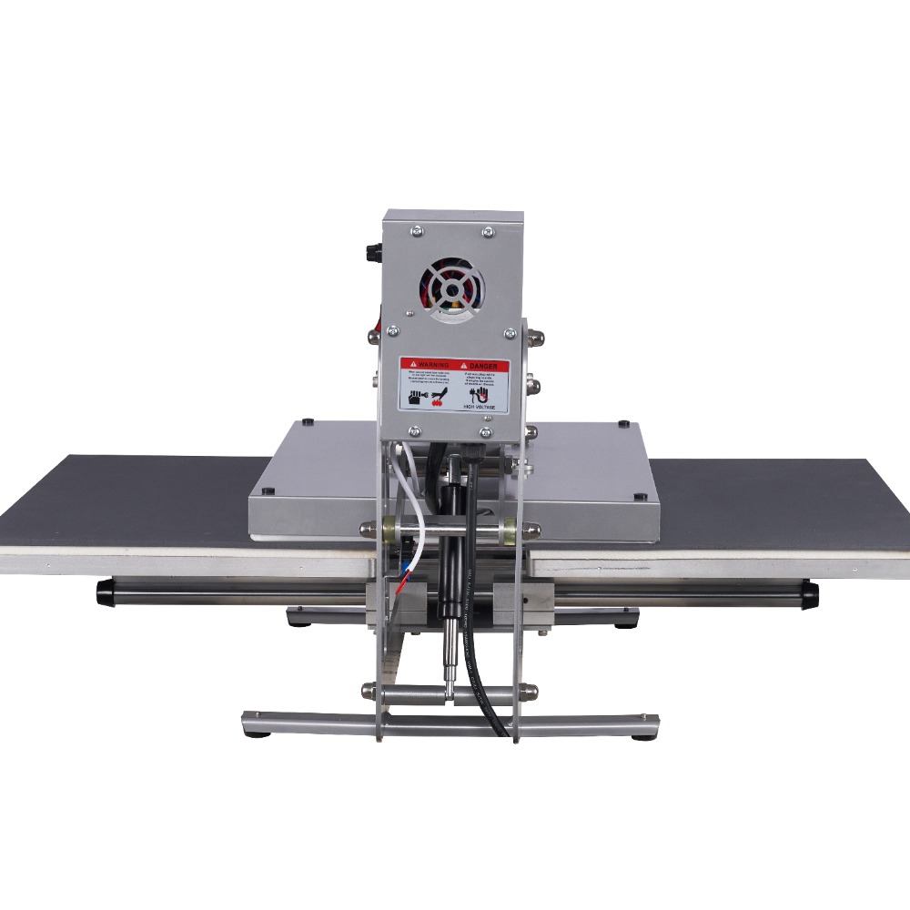 24x16 Auto Open Dual Platen Heat Press 110V 2000W | Semi-automatic magnetic auto-release for efficient stamping