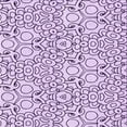 thumbnail image 1 of Ahgly Company Machine Washable Indoor Square Transitional Purple Flower Purple Area Rugs, 4' Square, 1 of 7