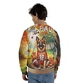 thumbnail image 5 of Hello Fall German Shepherd Football Welcome Autumn with Leaves Pumpkins All Over Print 3D Baseball Jacket Alsatian Dog Lover Gifts Bomber Jacket Softball - 00012, 5 of 6