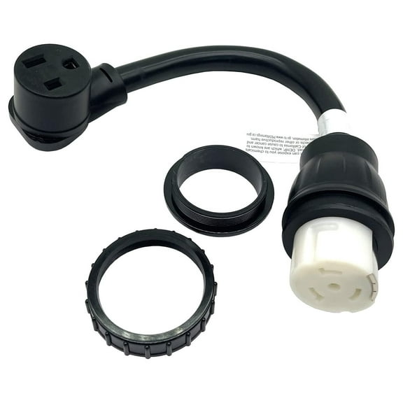 67836 Generator 50A Adapter Cord SS2-50R to 6-50R for Welder & EV, Two Female Ends, 1.5FT