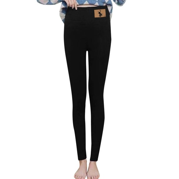 Outfmvch High Waisted Leggings for Women Leggings for Women Tummy Control Warm Leggings for Women Athletic Leggings Athletic Leggings for Women Womens Pants Corduroy Pants Women Black Xl
