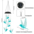 thumbnail image 3 of Wind Chimes For Outside Unique Memorial Wind Chimes,Outdoor Courtyard Solar Lights Solar Wind Chime Lights Hummingbird Hanging Chandeliers Scenery Decorative Lights, 3 of 9