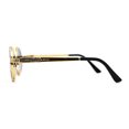 thumbnail image 4 of Lunettes de Soleil Ovales de Rappeur OG en Strass Lourds Or Fumée, 4 of 4