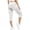 14# White, variant on Cargo Pants for Women Ihhxva Women's Capri with Pockets Elastic Waist Sport Capris Lightweight Cotton Casual Hiking Summer Loose Fit Straight Leg S-3XL