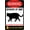 Warning Sign 1, variant on Beware of Cat Warning Sign - 8"x12" Aluminum Metal Sign, Cat Tag, Fence Gate Outdoor Decoration Security Sign