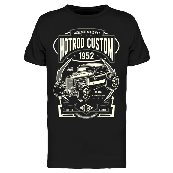 Hotrod Custom T-Shirt Men -Image by Shutterstock, Male Medium